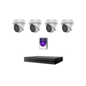 HiLook 4 Channel 6MP POE IP Camera kit