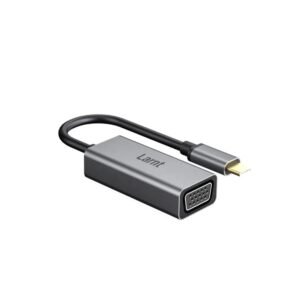 USB Type C to VGA Converter 1080P Monitor Video Adapter to Connect Laptops Phones and Tablets