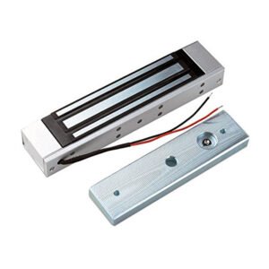 Clock-3 280KG 600Lbs Single Door Magnetic Lock with LED Indicator and DC12V/24V Dual Voltage