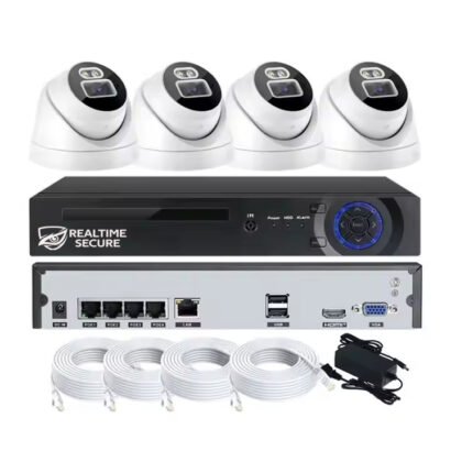 5MP Outdoor IR Night Vision Camera 4CH POE IP Video Surveillance CCTV System