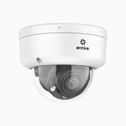 Annke 4K 4X Optical Zoom PoE Outdoor Security Camera, 2.8 - 12 MM Motorized Varifocal Lens, Smart Dual Light Night Vision, Motion Detection 2.0, Built-in Microphone