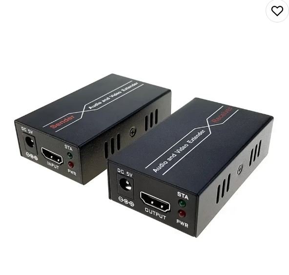 60M HDMI Extender Cat5e Cat 6 Ethernet IP TCP signal HD to Lan ...