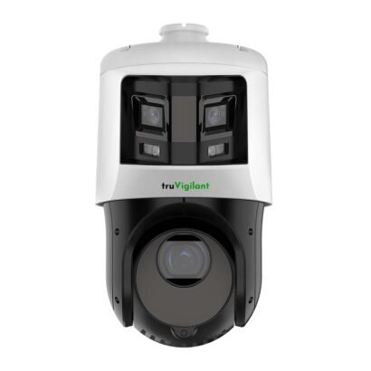 Truvigilant PTZ-TP4C425XIRP TandemVu H265 6+4MP PoE IP Dual-Lens 6MP 180° Panoramic Channel + 4MP 25x Optical Zoom PTZ Dual-Light 30m White-Light + 100m IR Light
