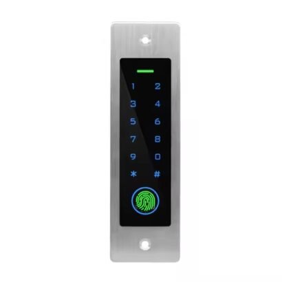 Flush-mounted 125KHz EM Touch Panel Digital Biometric Fingerprint Access Control & Reader