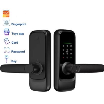 Digital Keypad Handle Smart Lock With Biometric Fingerprint